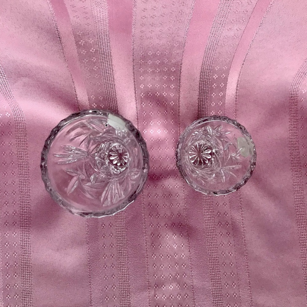 Lenox Fine Crystal Vases set of 2 - Picture 9 of 10